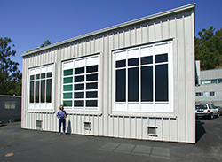 The Advanced Windows Test Facility measures the performance of windows, shutters, and blinds