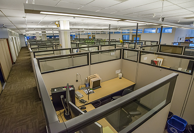 FLEXLAB's Lighting and Plug Load Testbed provides a realistic occupied office environment